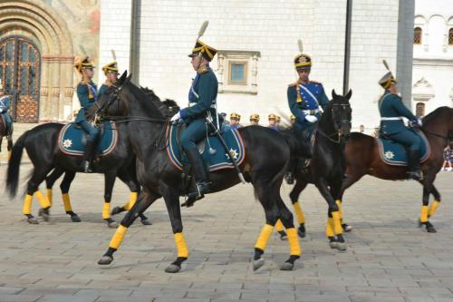 Parade du régiment Présidentiel