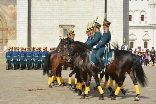 Parade du régiment Présidentiel