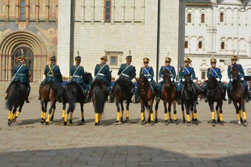 Parade du régiment Présidentiel