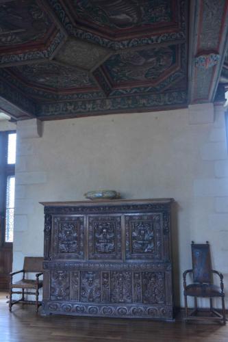 La salle des gardes      Château du Plessis-Bourré (Maine et Loire)