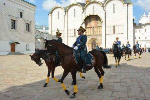 Parade du régiment Présidentiel