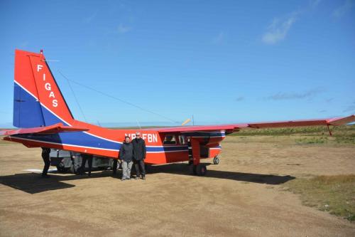 Avant de partir de Sea Lion Island