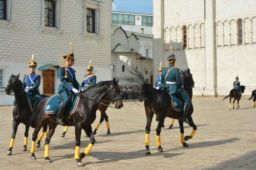 Parade du régiment Présidentiel