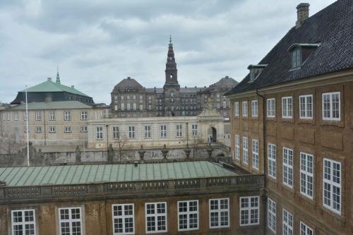Christiansborg Palace depuis le musée national