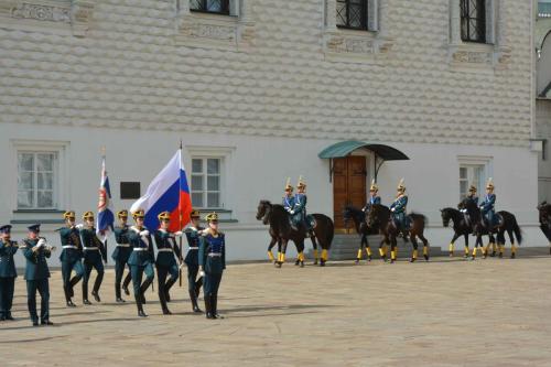 Parade du régiment Présidentiel