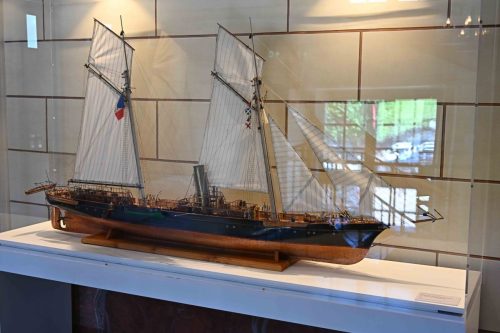 Maquette du yacht impérial   Le Jérôme Napoléon