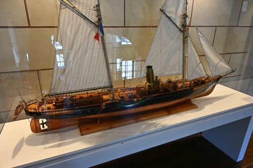 Maquette du yacht impérial   Le Jérôme Napoléon