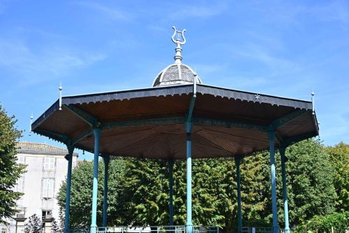 Kiosque à musique, style Art Déco 1930, Melle