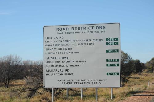 Etat des routes et pistes de la région