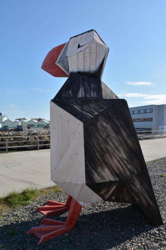 Près du bâteau pour Hornoya