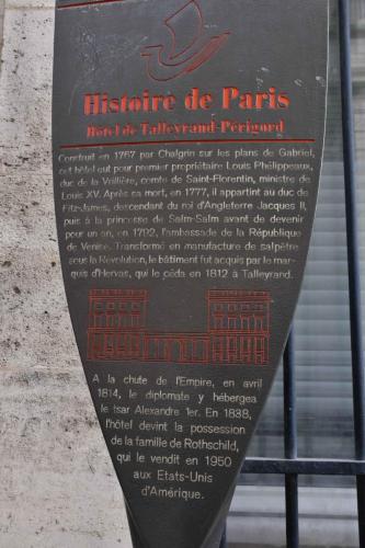 Hôtel de Talleyrand-Périgord, rue Saint Florentin