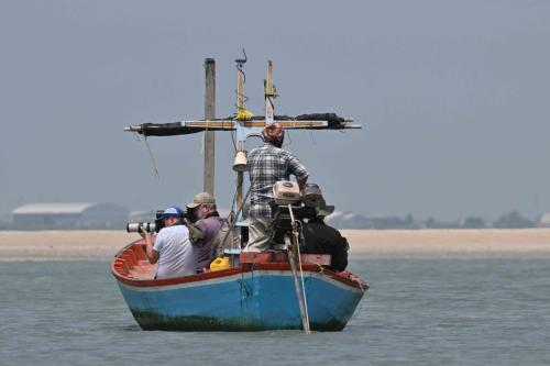 Départ de Laem Phak Bia-sandspit