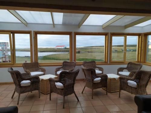 Notre hébergement à Bleaker island