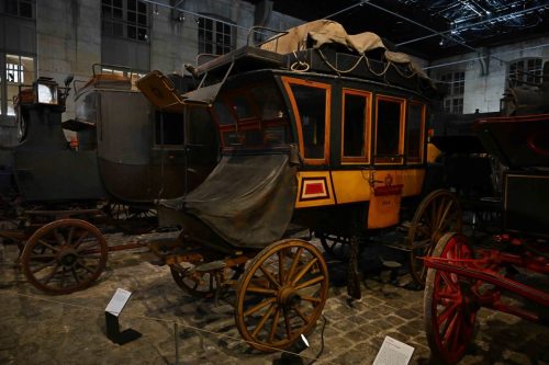 Diligence postale Suisse fin XIX ème siècle