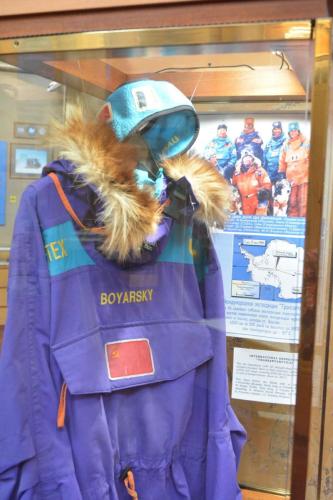 Tenue de l'explorateur Russe pendant Transantarctica en 1989-1990