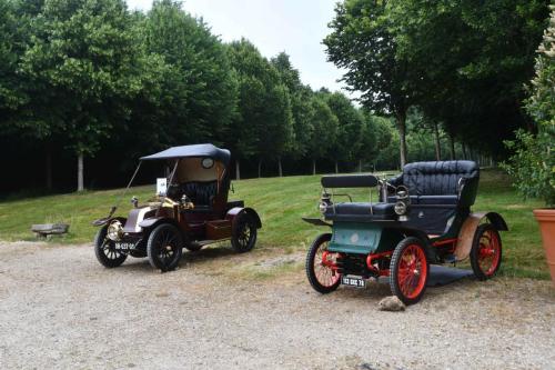Renault AX 1909 et De Dion Bouton "vis à vis" Type L 1902