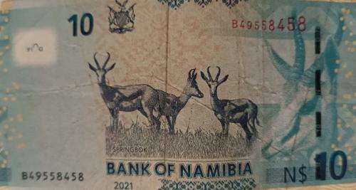 10 namibian dollar