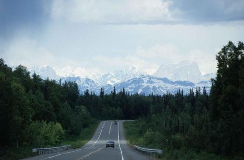 Route entre Anchorage et Denali