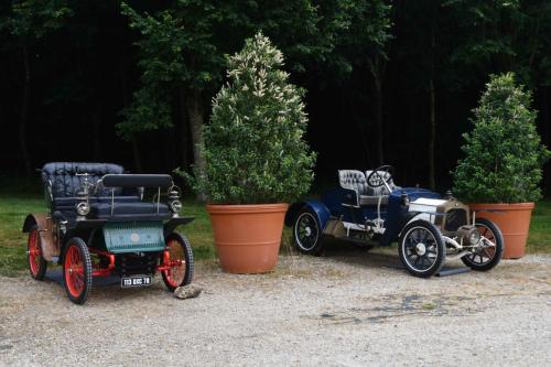 De Dion Bouton "vis à vis" Type L 1902 et De Dion Bouton 1910