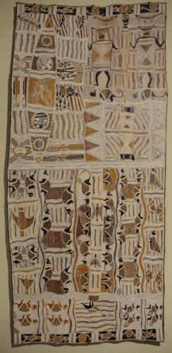 Art aborigène au musée du Territoire du nord