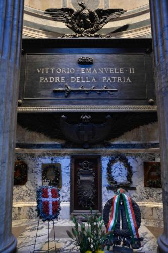 Tombeau de Victor Emmanuel II (père de la patrie) au Panthéon