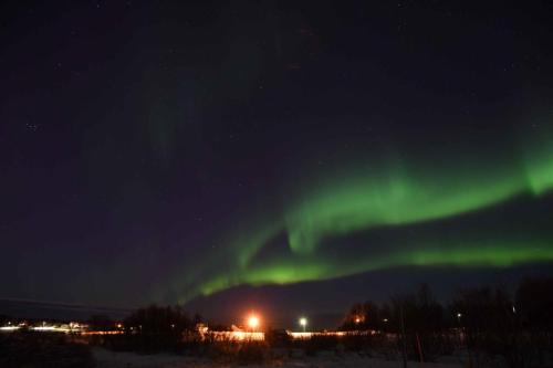 Aurores boréales au dessus de Laukvik