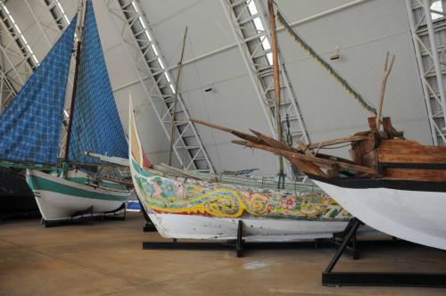 Bateaux au musée du Territoire du nord