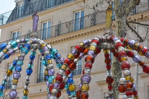 Métro Palais-Royal (création de Jean-Michel Othoniel 1996)