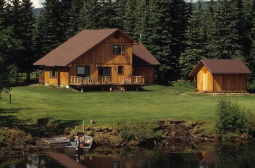 Fairbanks - belles demeures le long de la rivière