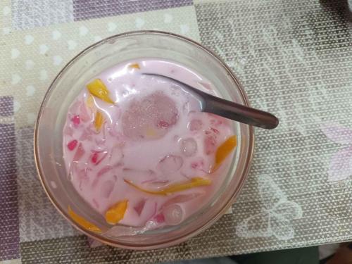 Echoppe de desserts à Petchaburi