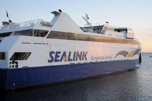 Ferry à Cap Jervis pour rejoindre l'ile de Kangaroo