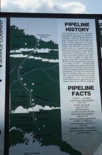 Entre Fairbanks et Wrangell-St Elias - trans alaska Pipeline