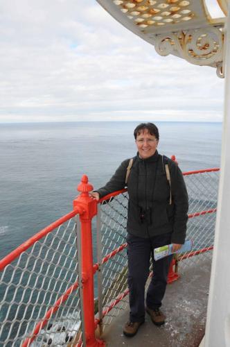 En haut du phare de Cap Otway