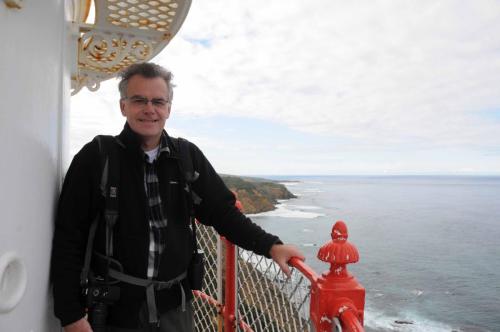 En haut du phare de Cap Otway