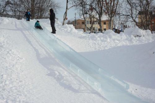 Parc de jeux d'enfants à Kiruna