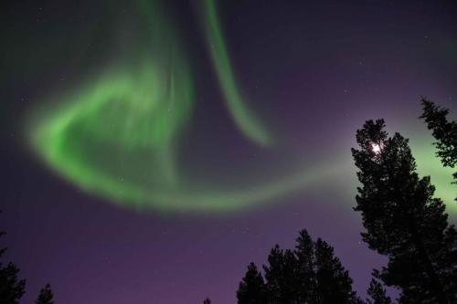 Dernières aurores boréales au dessus de Kiruna