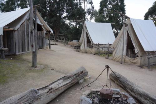 Tente de mineurs chinois