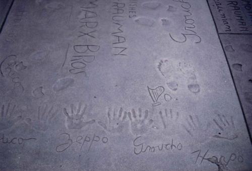 The Marx brothers (Chico, Zeppo, Groucho, Harpo)