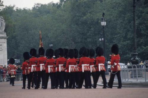 Relève de la garde à Buckingham Palace