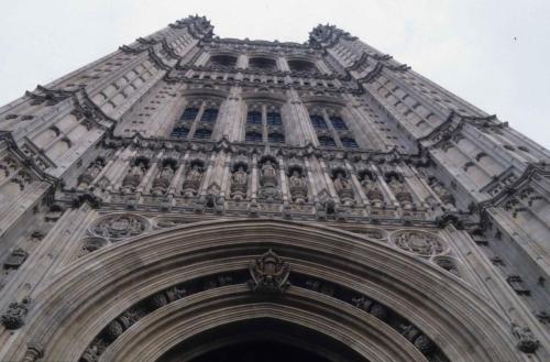 Tour Victoria située à l'extrémité sud-ouest du palais de Westminster