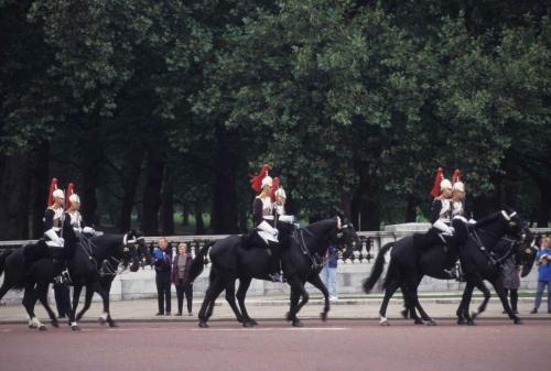 Relève de la garde à Buckingham Palace